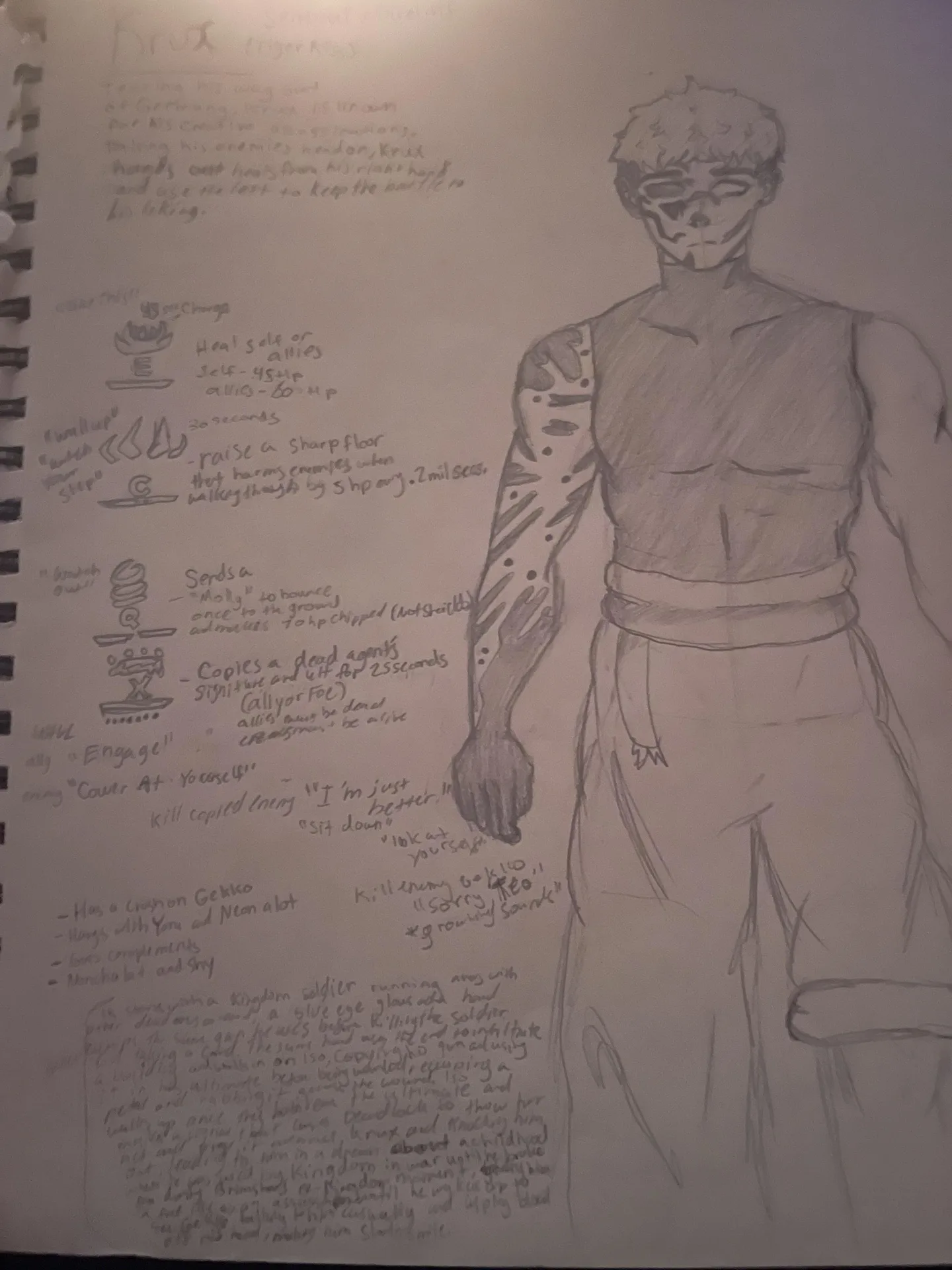 Reddit User Shares Vintage Valorant OC from Old Sketchbooks
