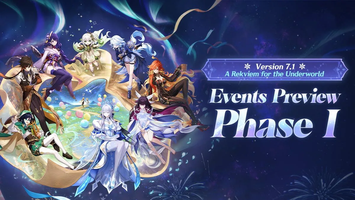 Genshin Impact Version 7.1 'A Rekviem for the Underworld' Events Preview Released