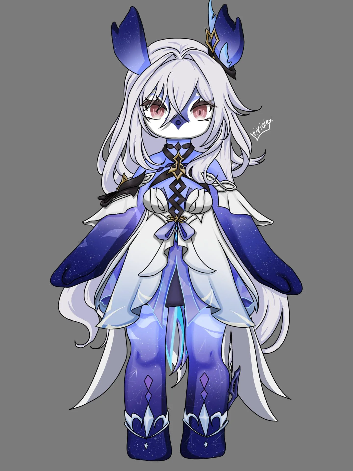 Genshin Impact Artist Shares 'Skirk as a Melusine' Fan Art