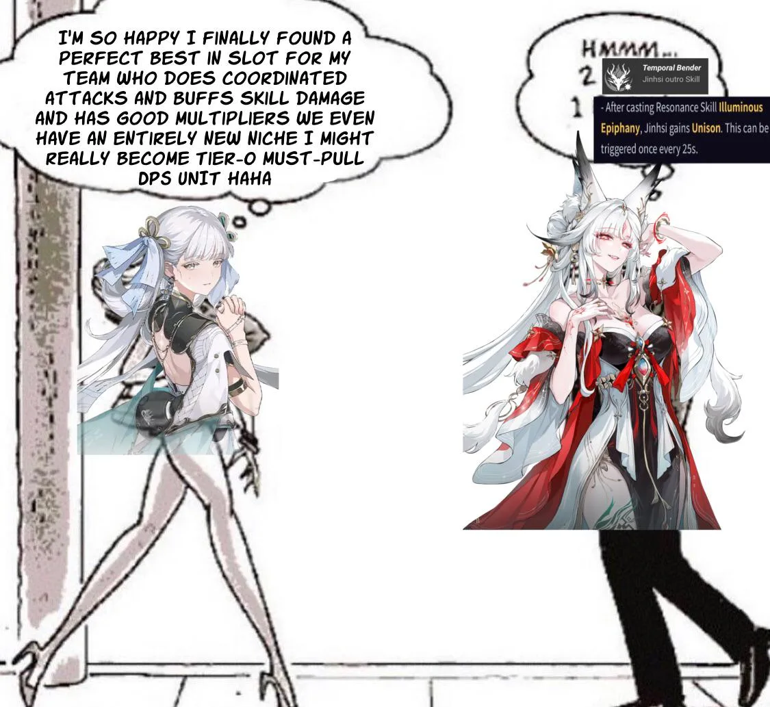 Community Celebrates Jinhsi's New Best-in-Slot Sub DPS Role