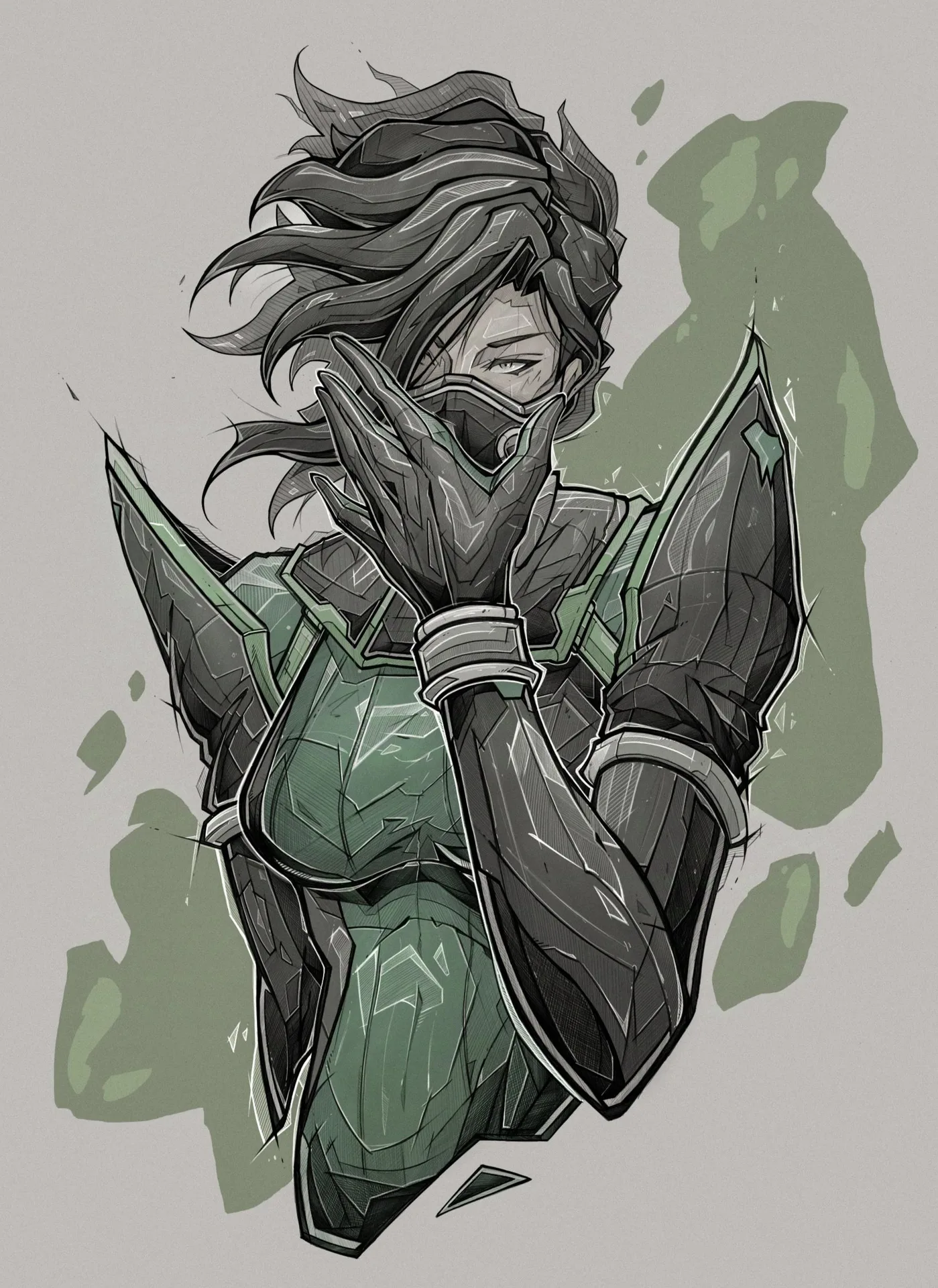 KenouArt Shares Viper Fan Art with Self-Noted Design Error