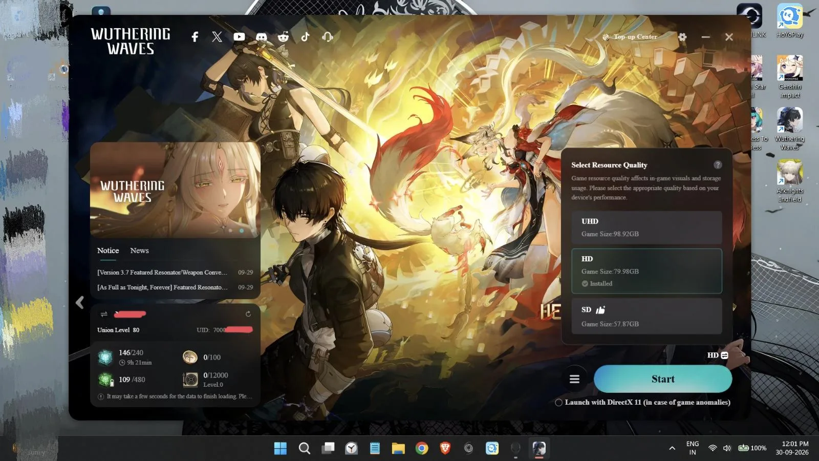 Wuthering Waves Community Shares Tips for New Launcher Update