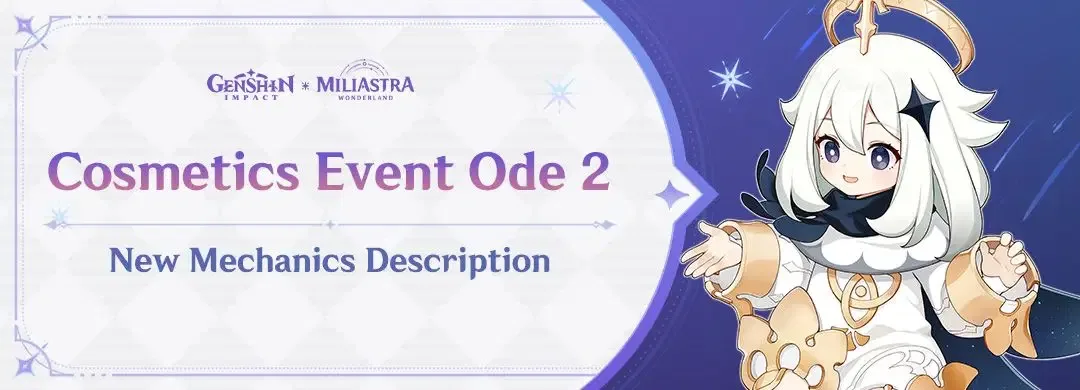 Genshin Impact Version 7.1 Introduces Cosmetic Event Ode 2